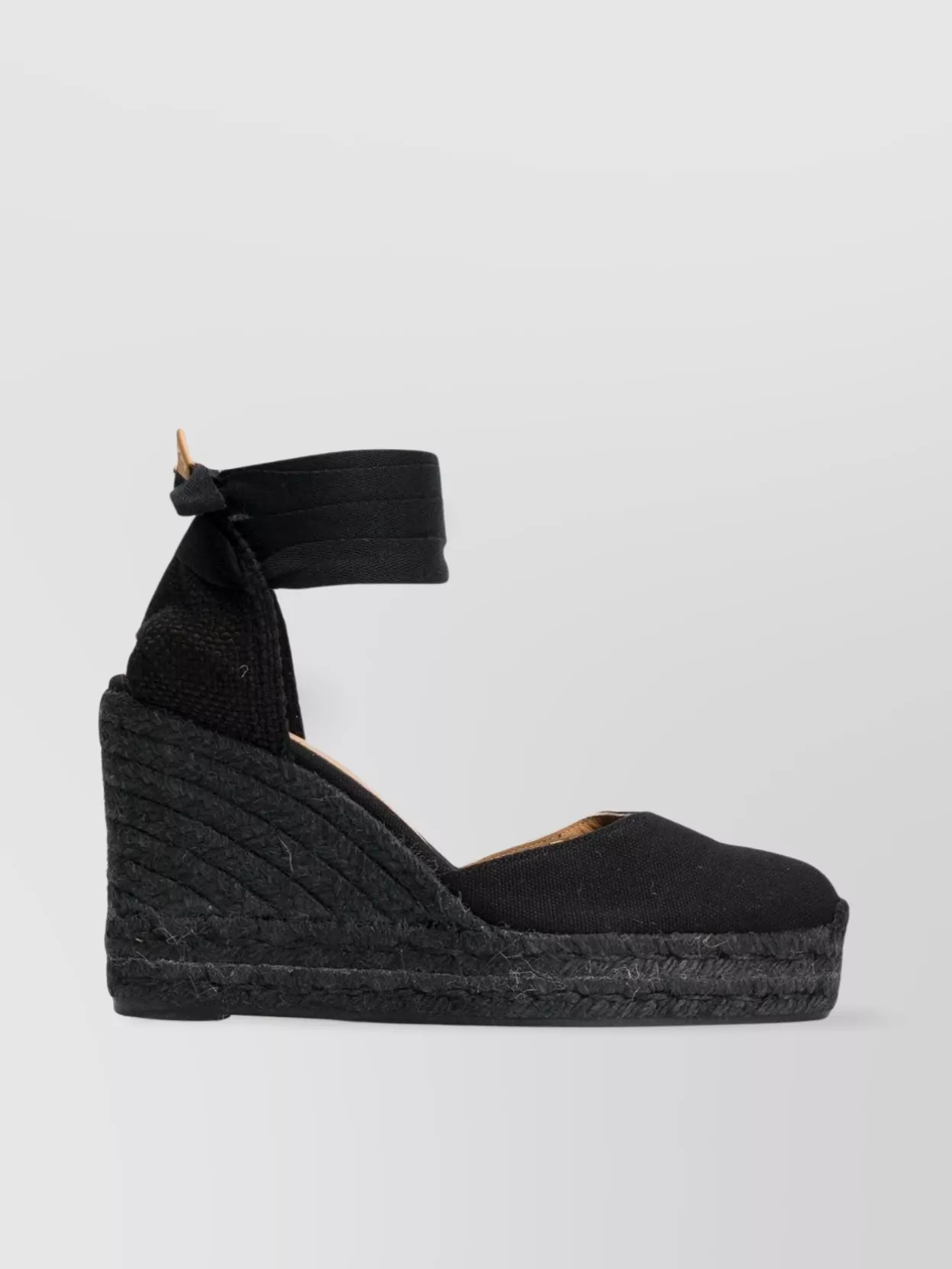 Castaã±er Almond Toe Wedge Heel Espadrilles With Jute