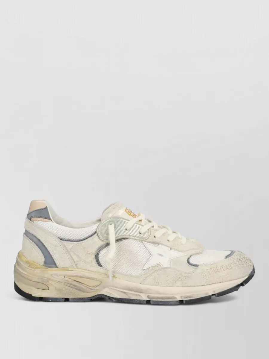 Golden Goose Sneakers Contrast Panels Round Toe Sole