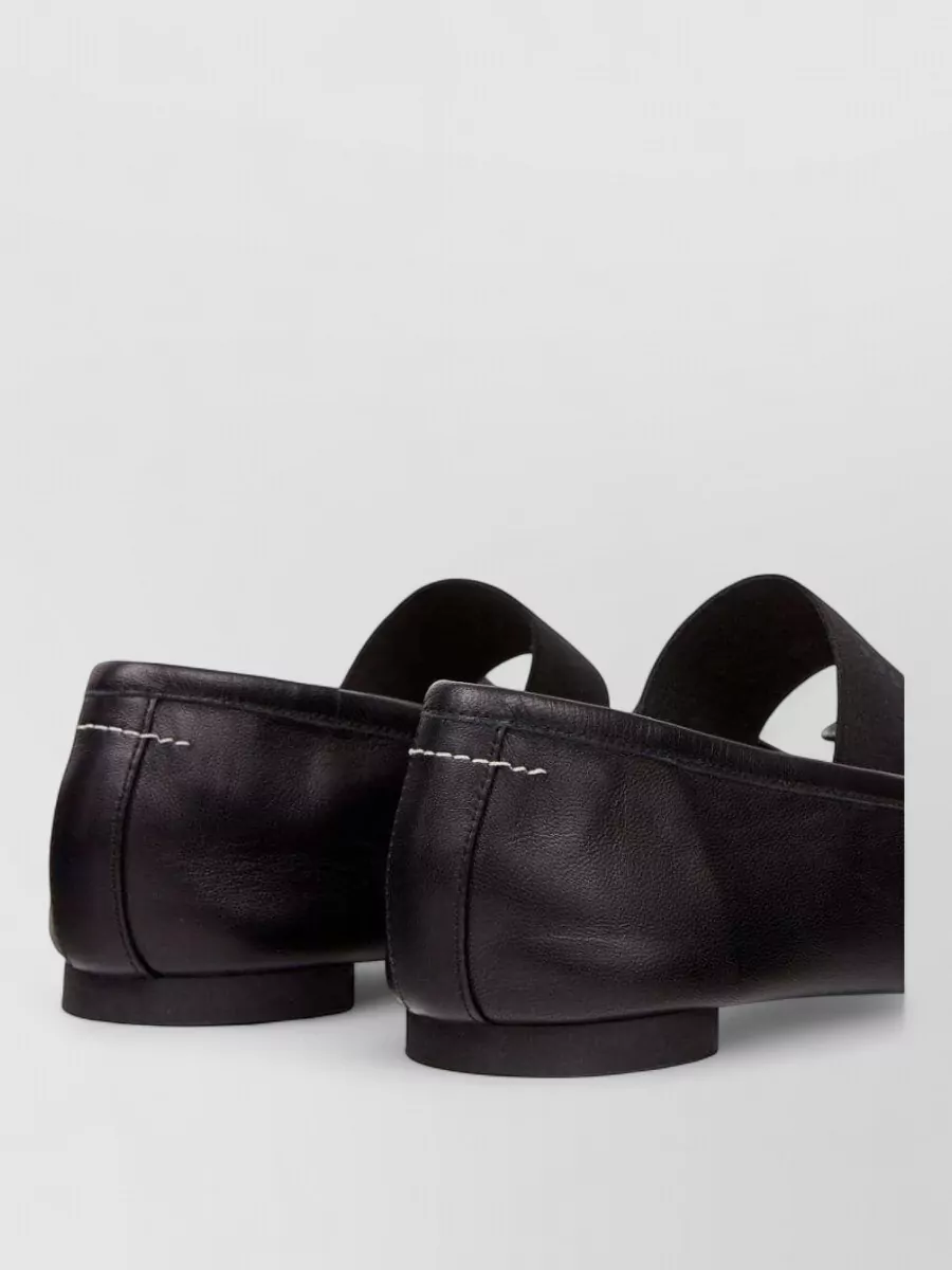 Mm6 Maison Margiela Ballet Flats Anatomic Numbers Motif Logo