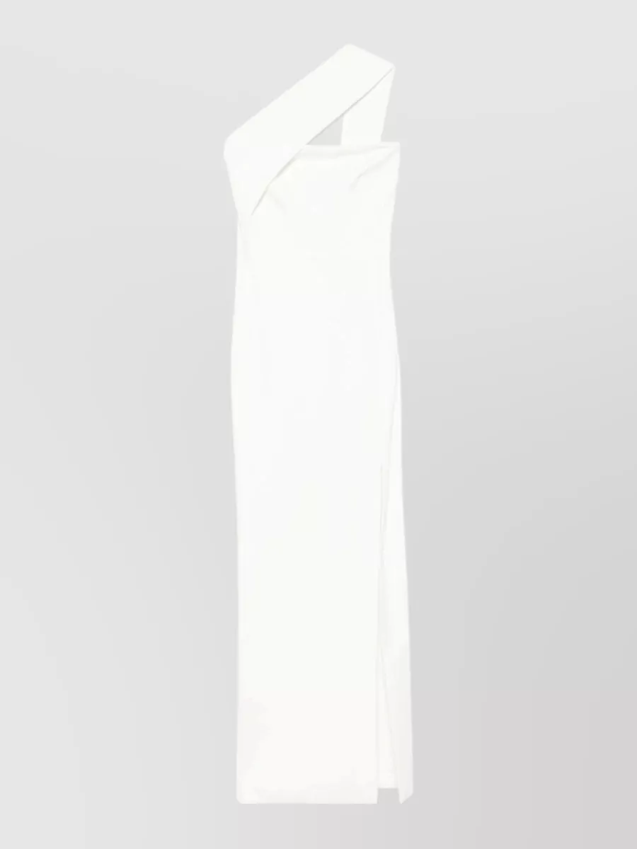 Solace London Asymmetric Neck Sleeveless Maxi Gown