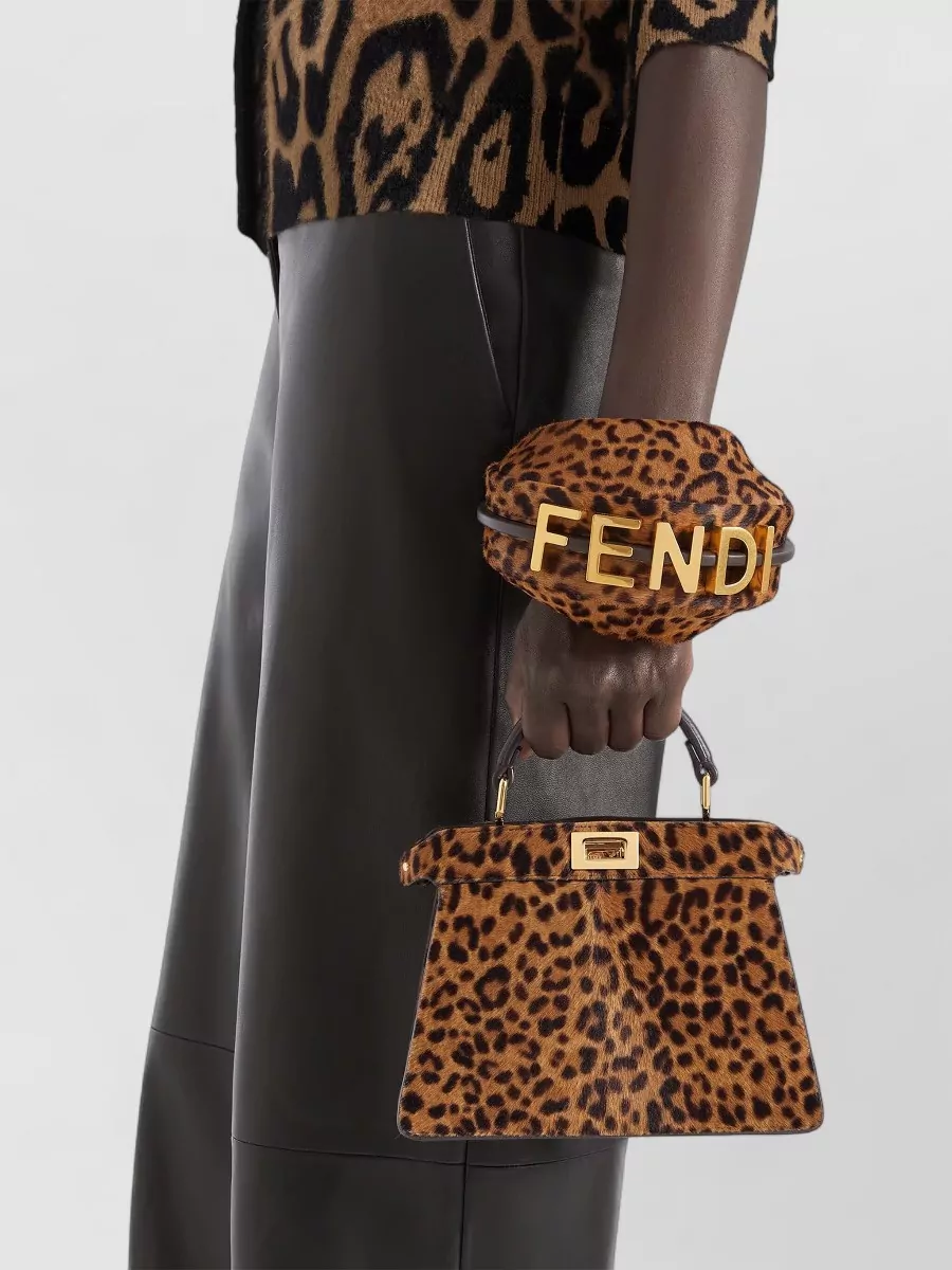 Fendi Fendigraphy Nano Leather Belt Bag