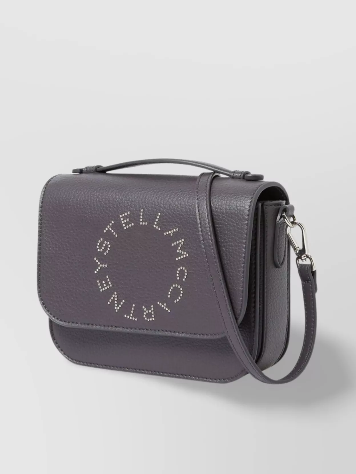 Stella Mccartney Logo Cross-body Bag With Top Handle And Adjustable Strap