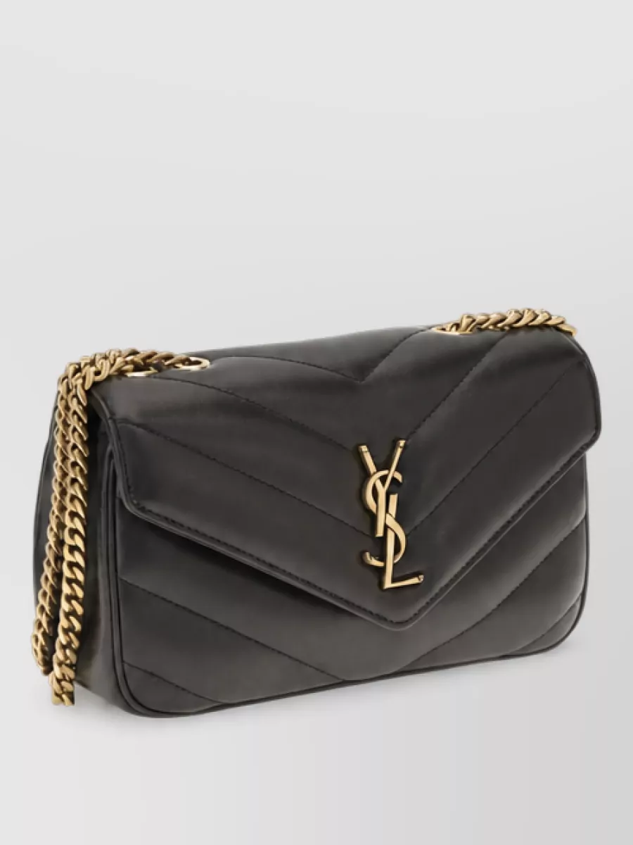 Saint Laurent na lamb leather clutch bag