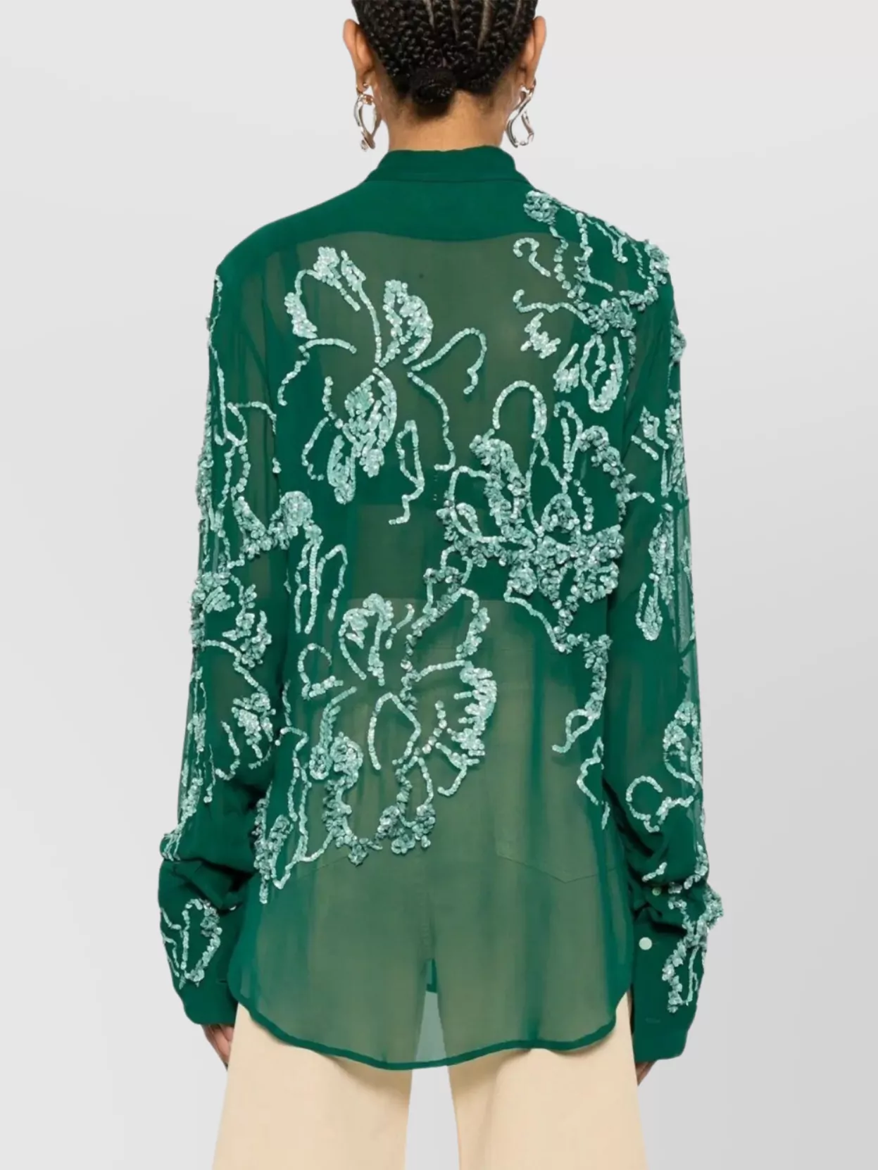 Shop Dries Van Noten Celina Bis Emb 1487 W.w.shirt