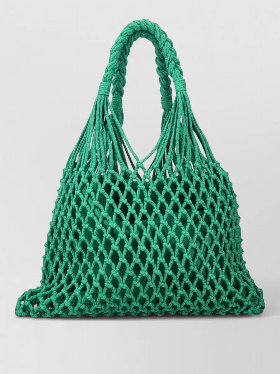 The Frankie Shop macrame tote bag