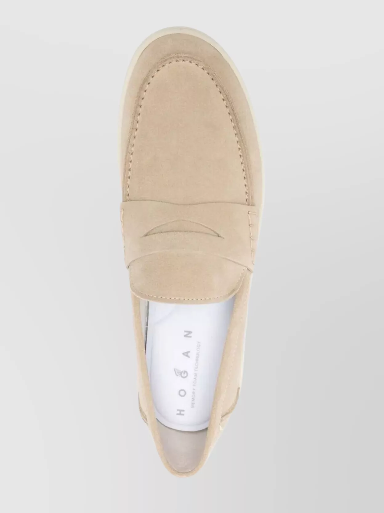 Hogan Suede Loafers Rubber Sole