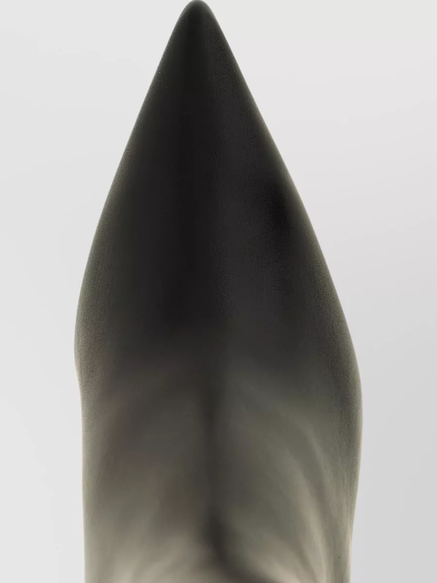 Christian Louboutin Calfskin Leather Knee-High Stiletto-Heel Boots