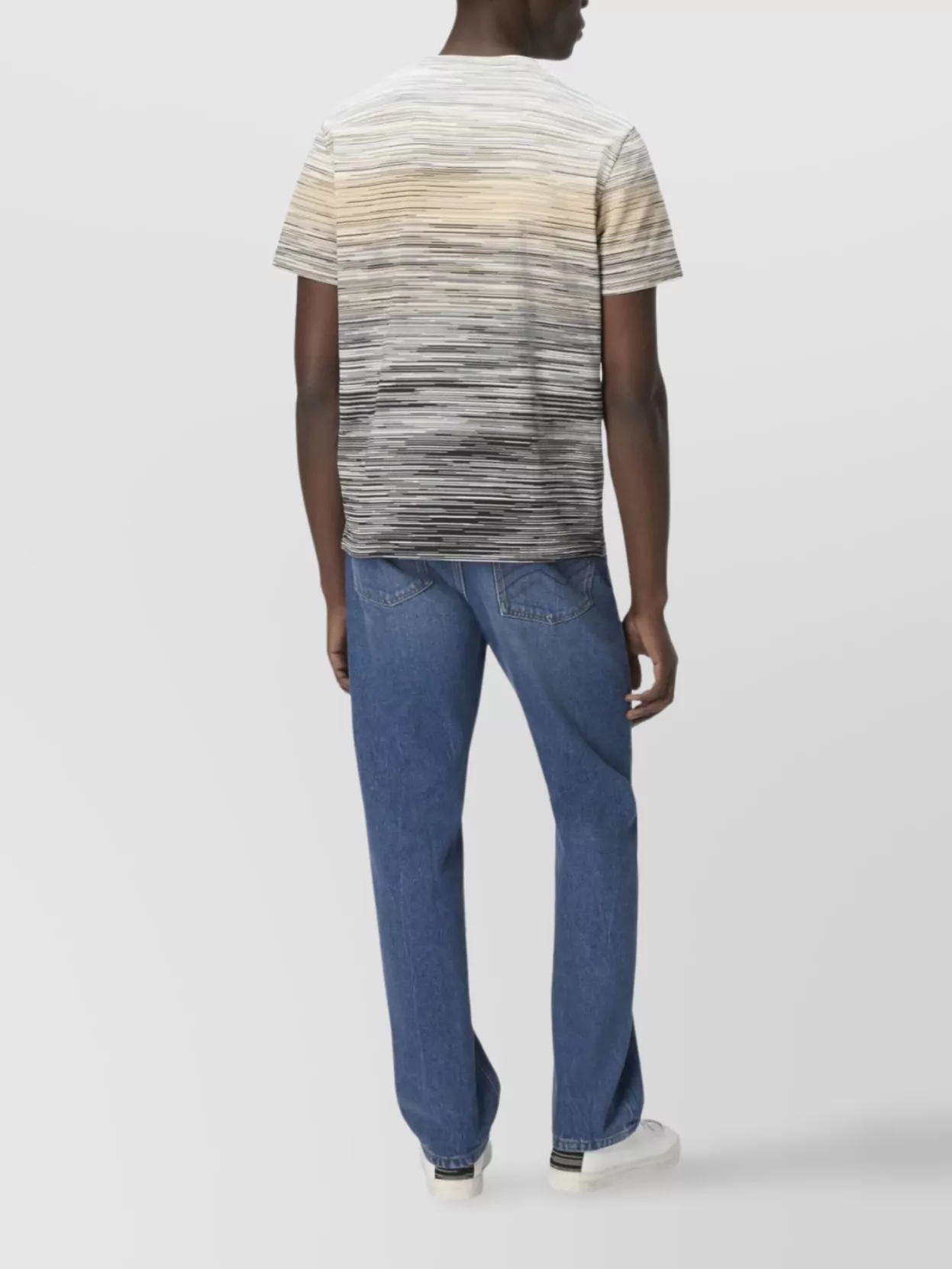 Missoni Striped Crew Neck Short Sleeve T-Shirt