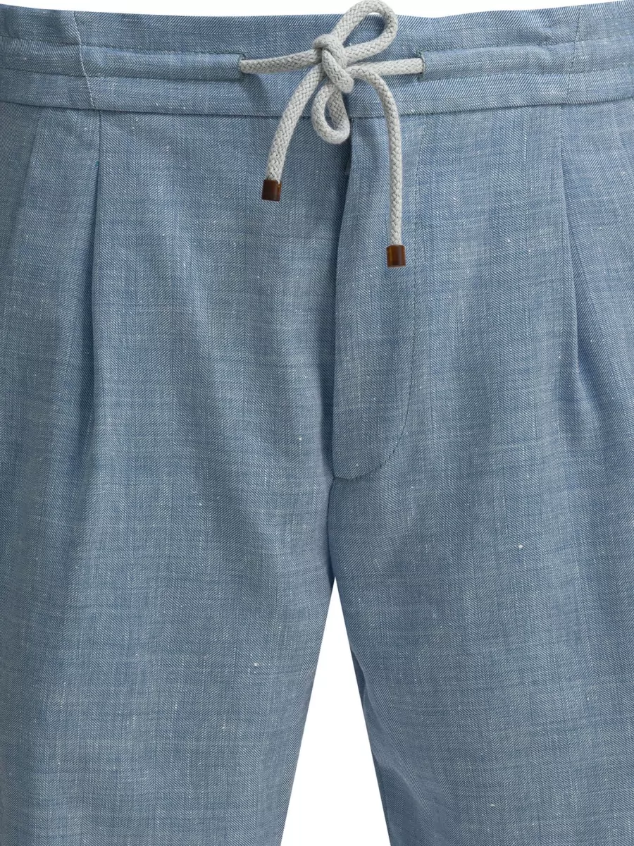 Brunello Cucinelli Shorts Pleated Front Side And Back Pockets