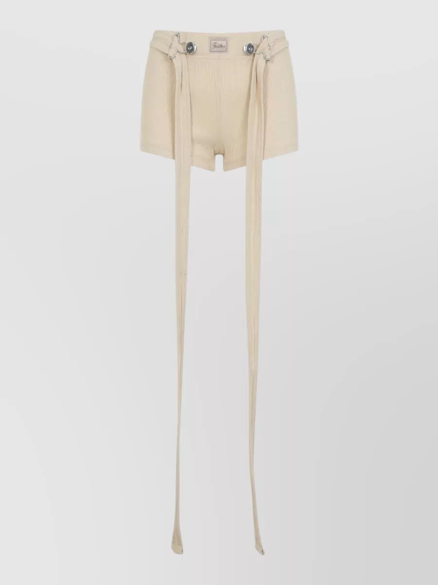 Jean Paul Gaultier Ribbed Mini Shorts