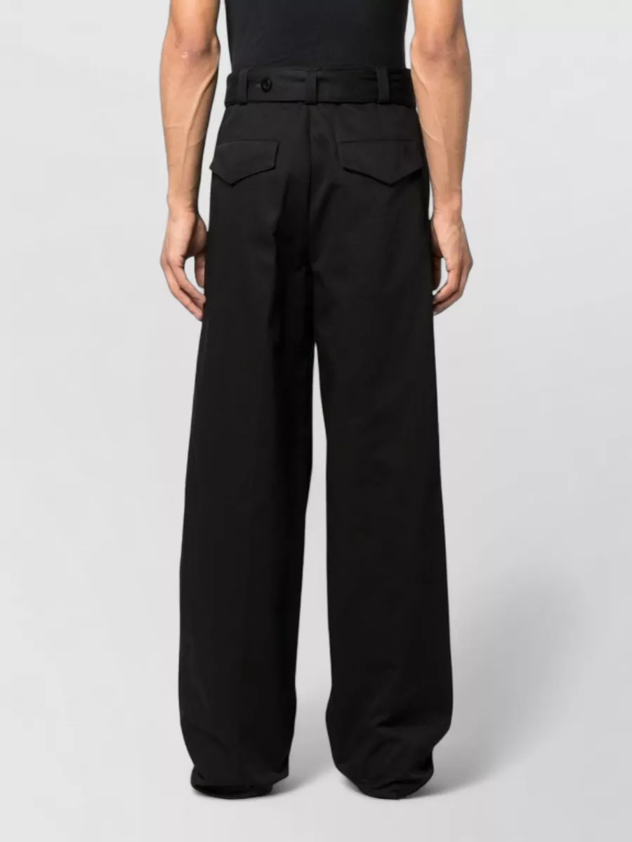 Jil Sander Cotton Wide-Leg Trousers