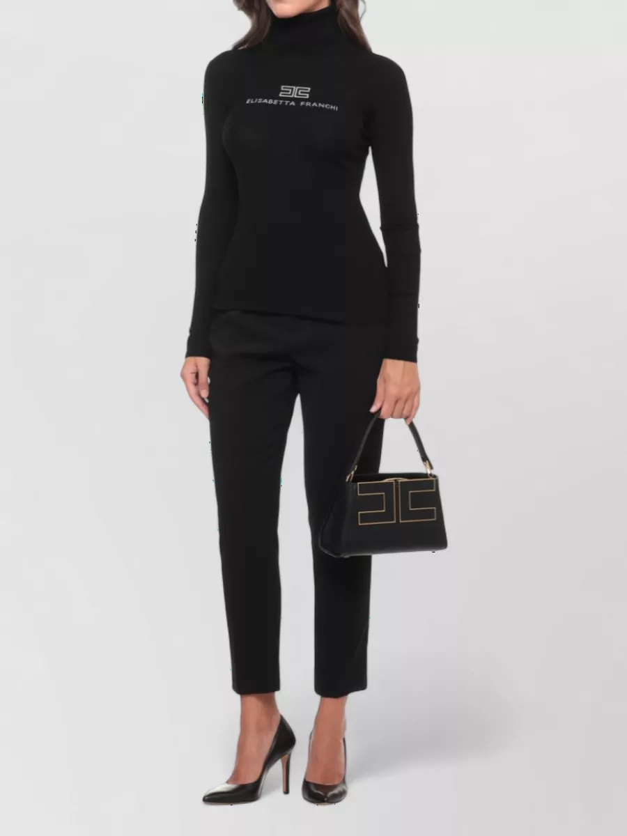 Elisabetta Franchi Straight-Leg Suit Trousers