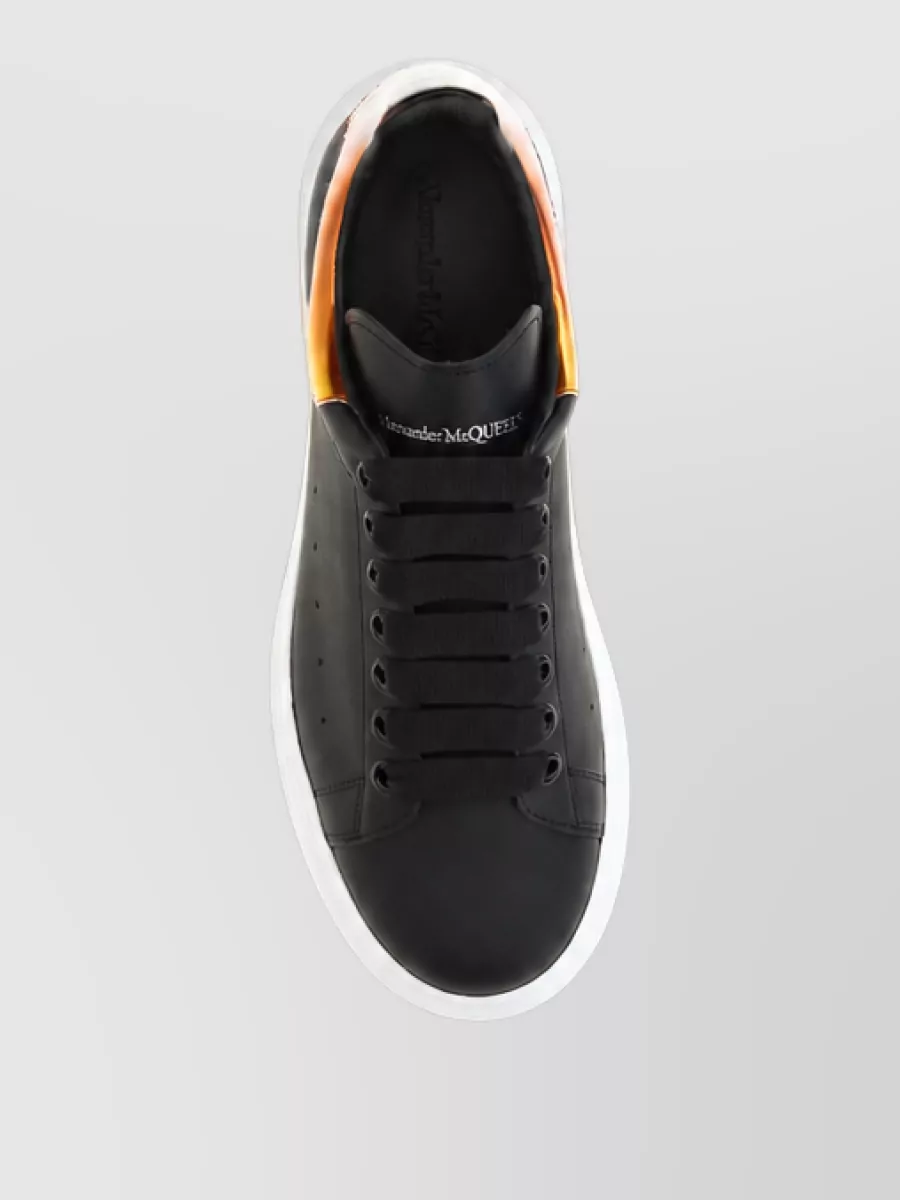 Alexander Mcqueen Leather Platform Sneakers