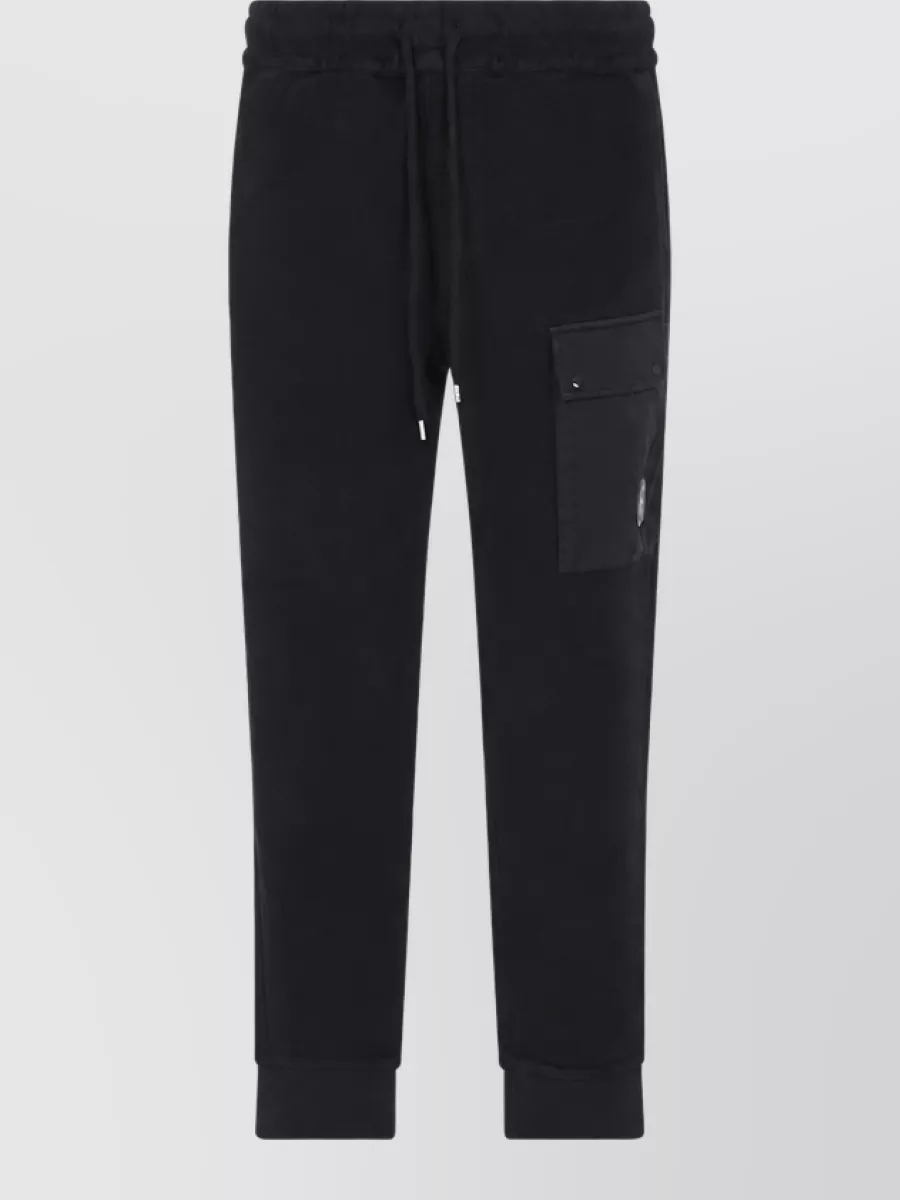 C.P. Company cotton tapered cargo track pants