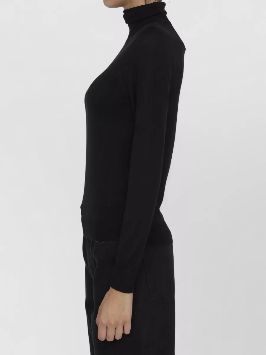 Saint Laurent Wool Turtleneck Sweater Relaxed Fit