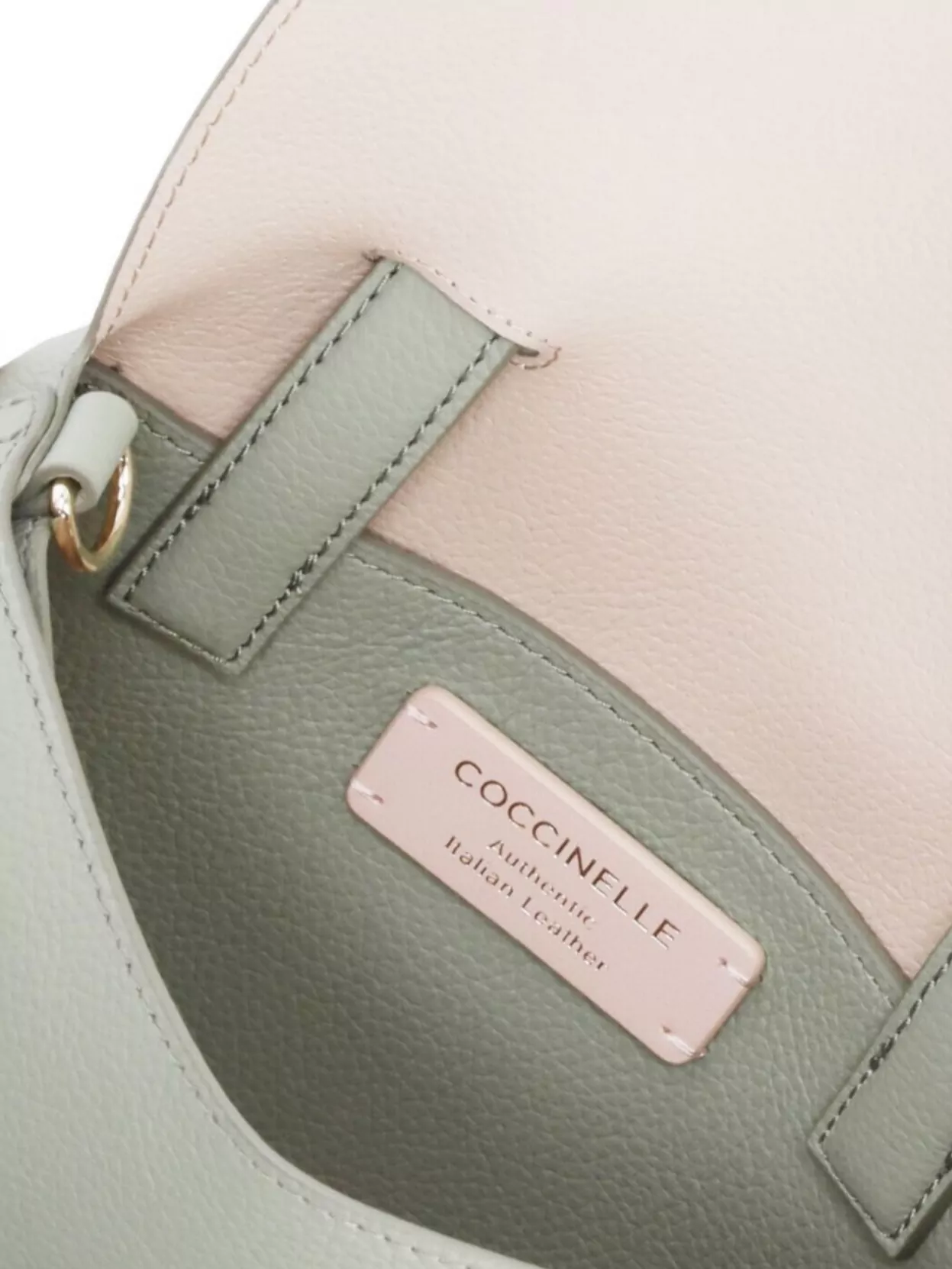 Coccinelle Pebbled Leather Shoulder Bag