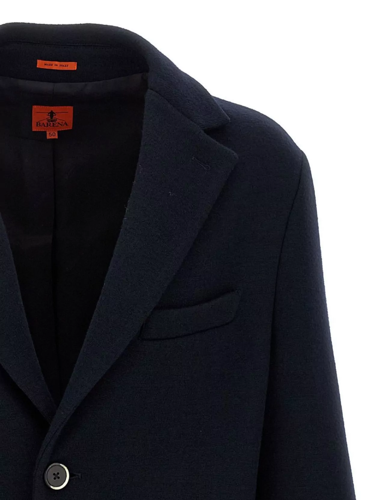 Barena Tailored Coat With Notched Lapel