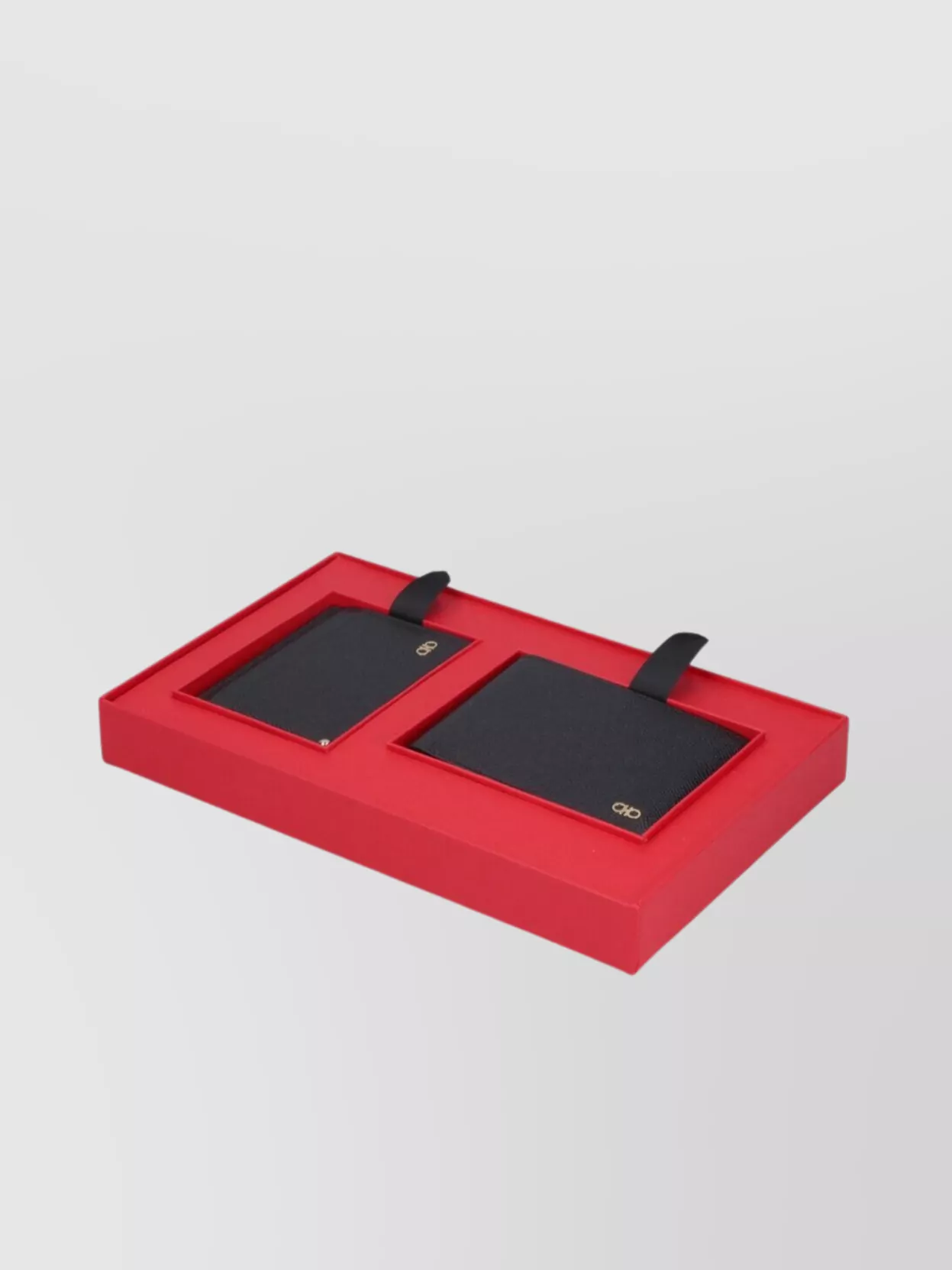 Ferragamo Slim Textured Compact Wallets