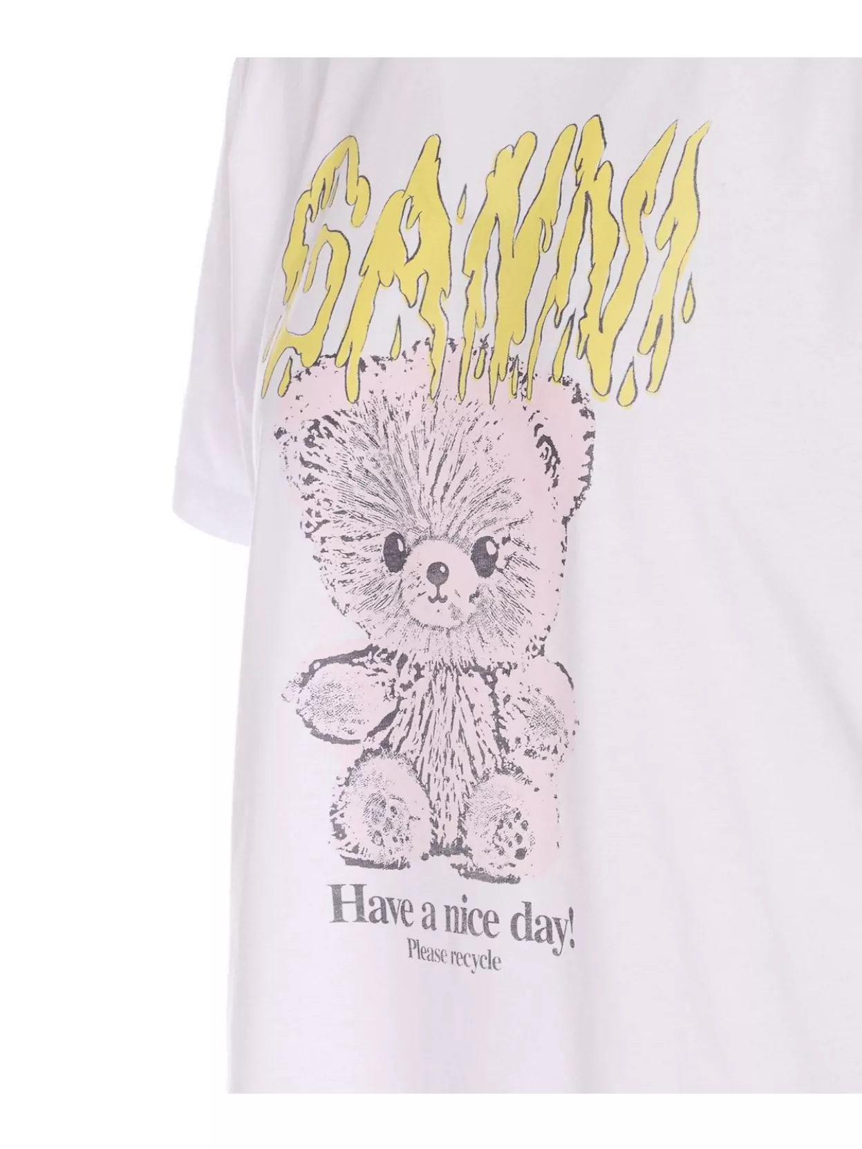 Ganni Loulou Black Wool Blend Oversize Safi Jumper In Grey