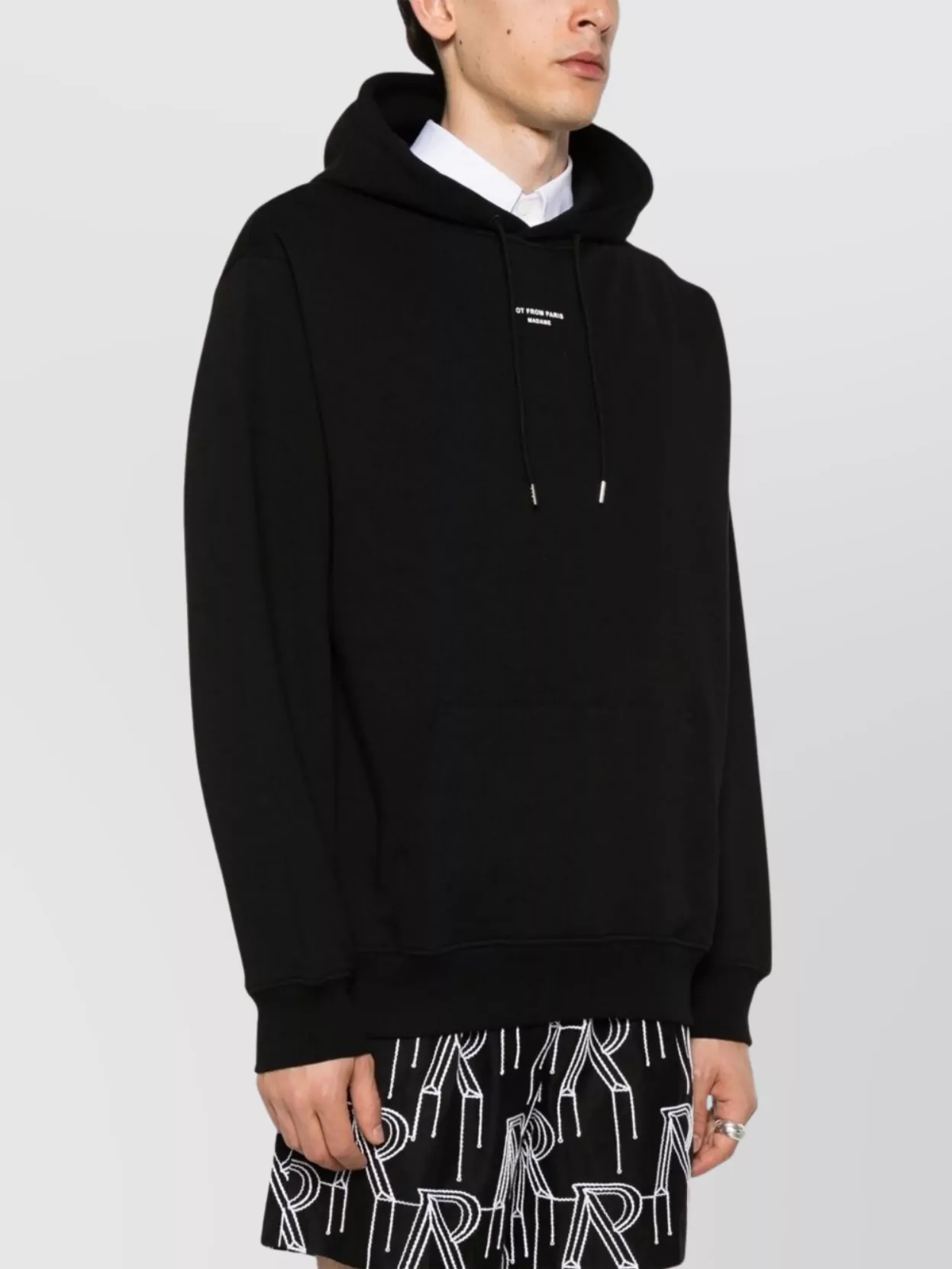 Drôle De Monsieur Hooded Sweatshirt With Drawstring And Kangaroo Pocket