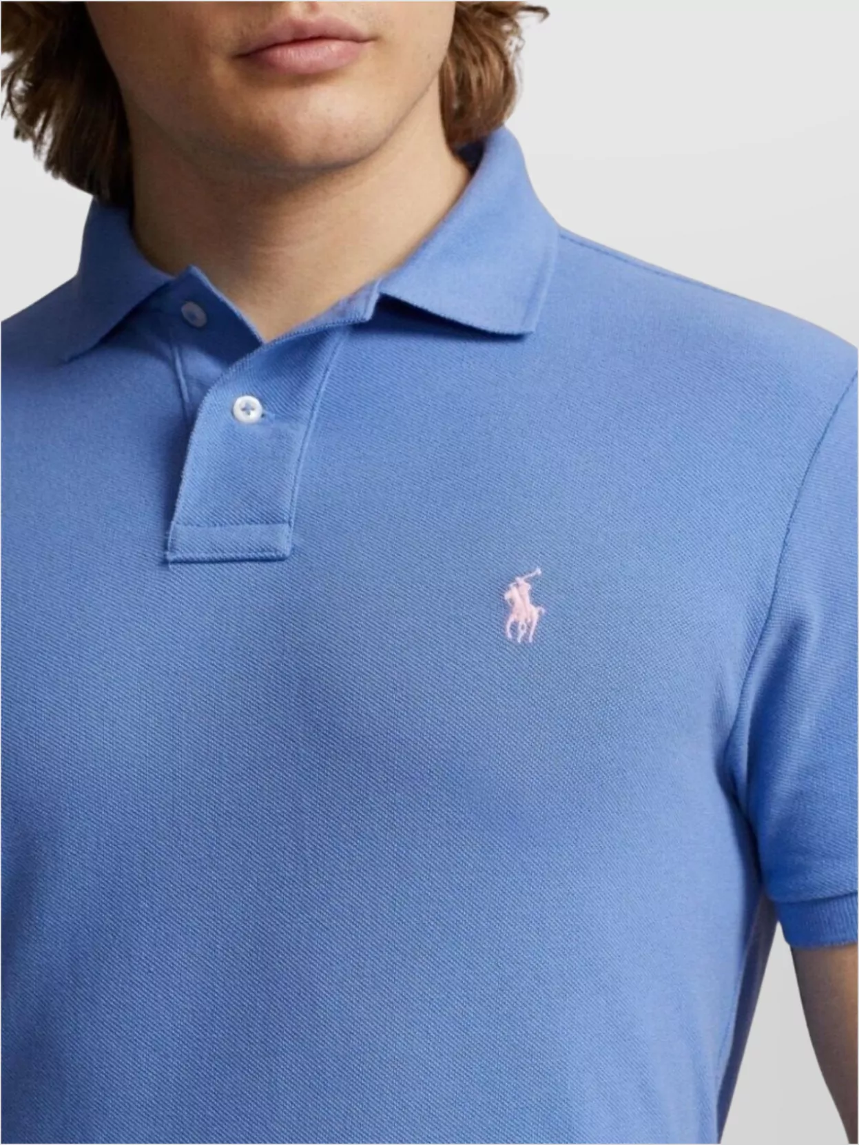 Ralph Lauren Polo Shirt With Short Sleeves And Collar