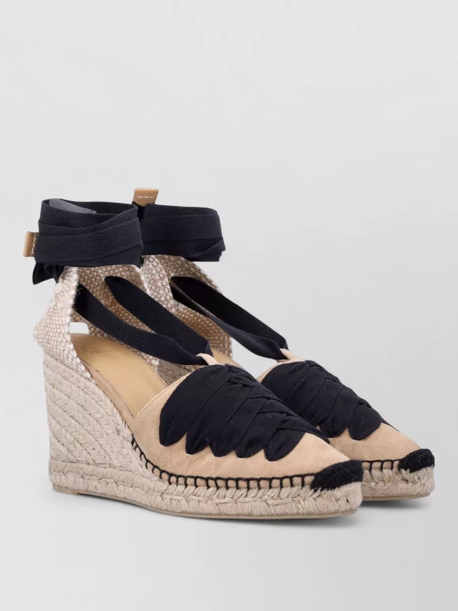 Castaner Suede Wedge Espadrilles