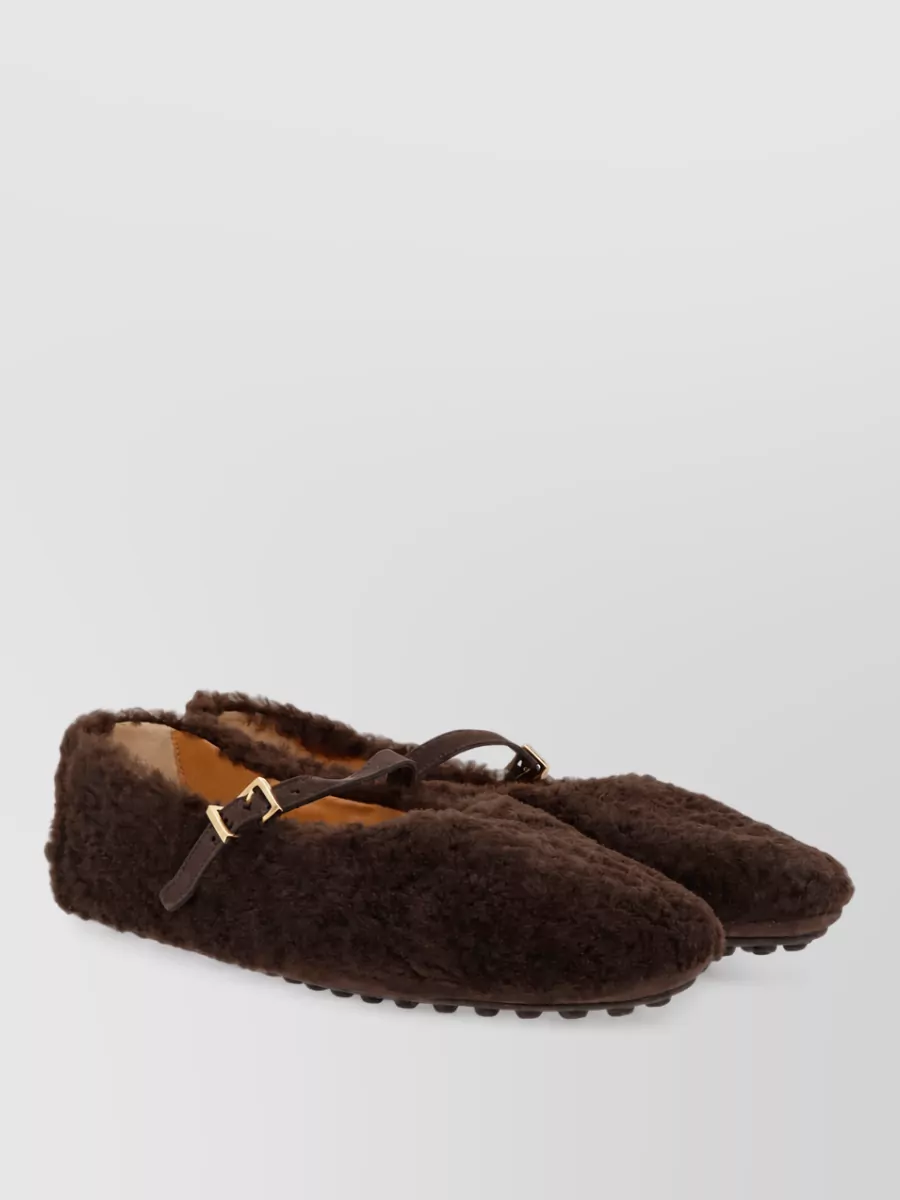 Tod's shearling leather slippers