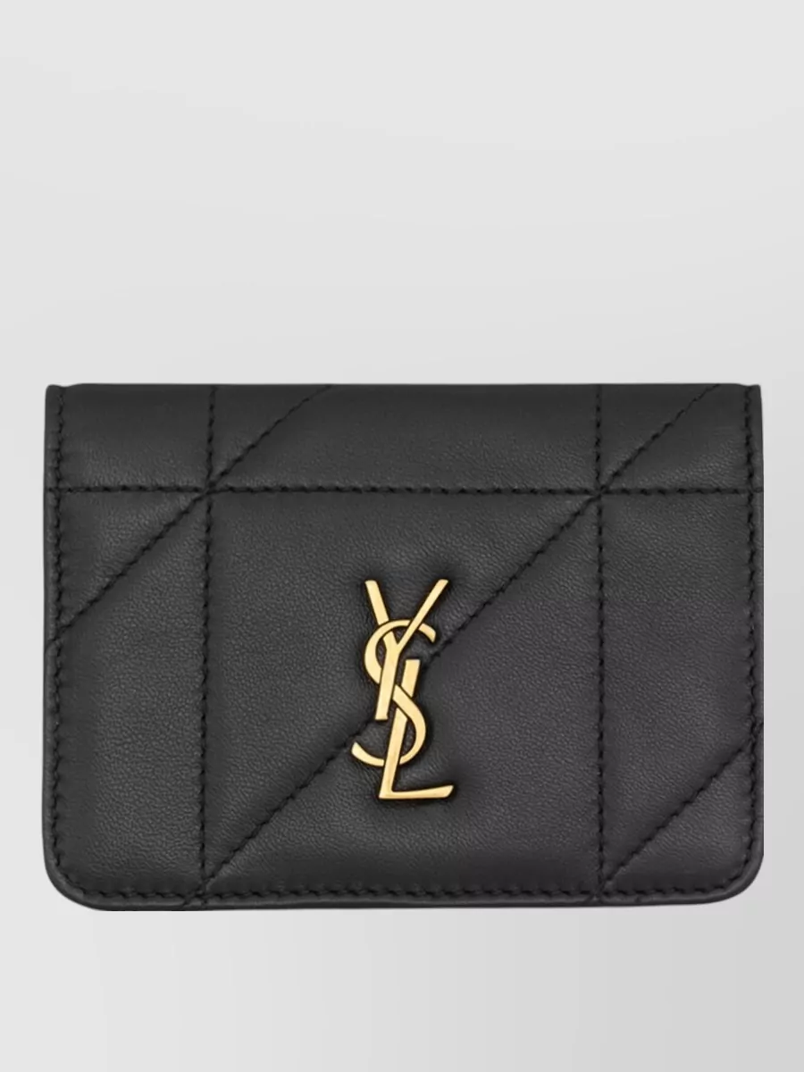 Saint Laurent leather bi-fold cardholder