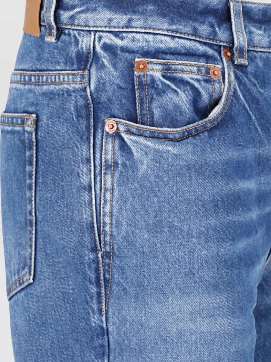 Saint Laurent Straight-Leg Denim Jeans