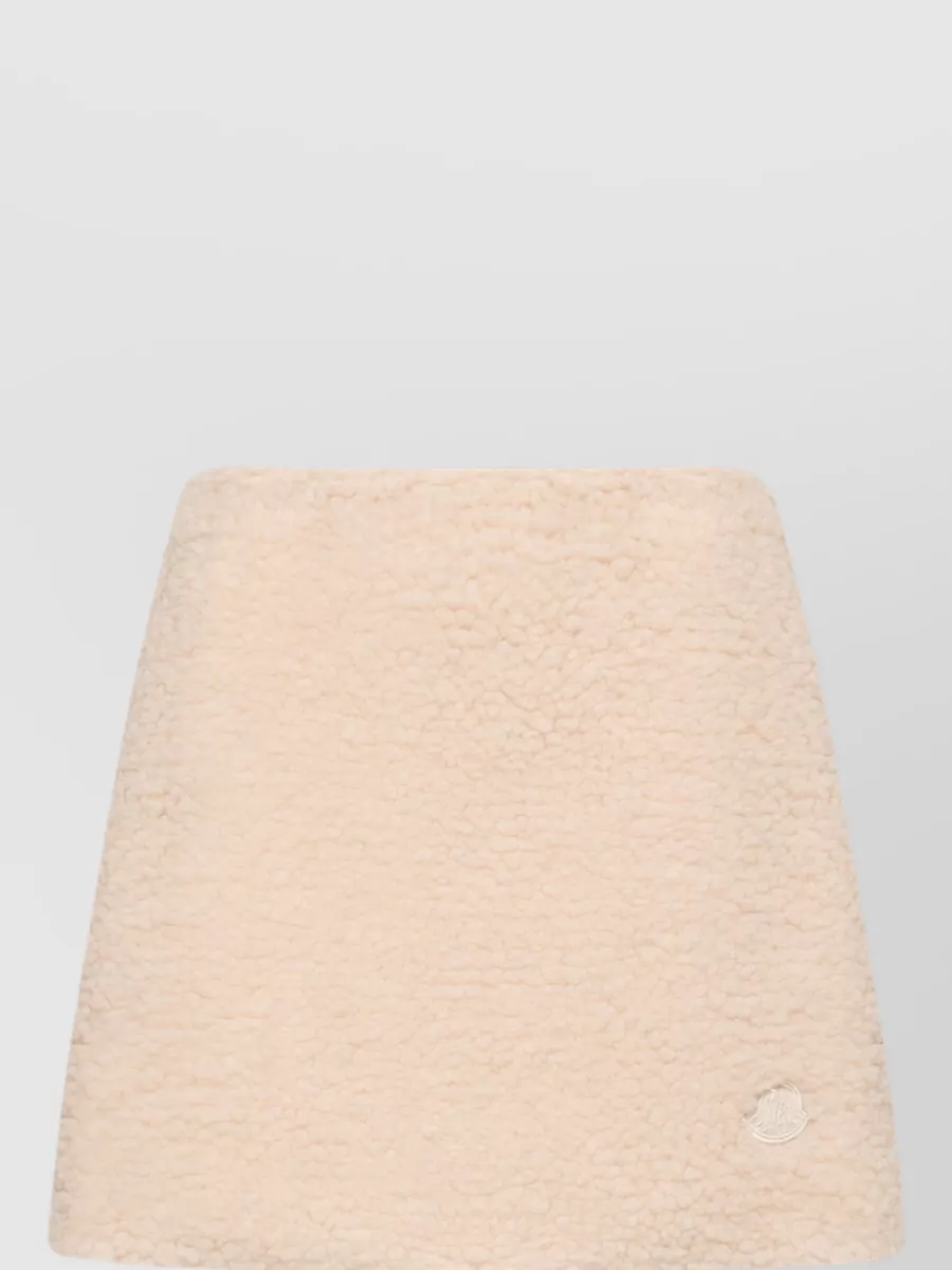 Moncler teddy mini skirt