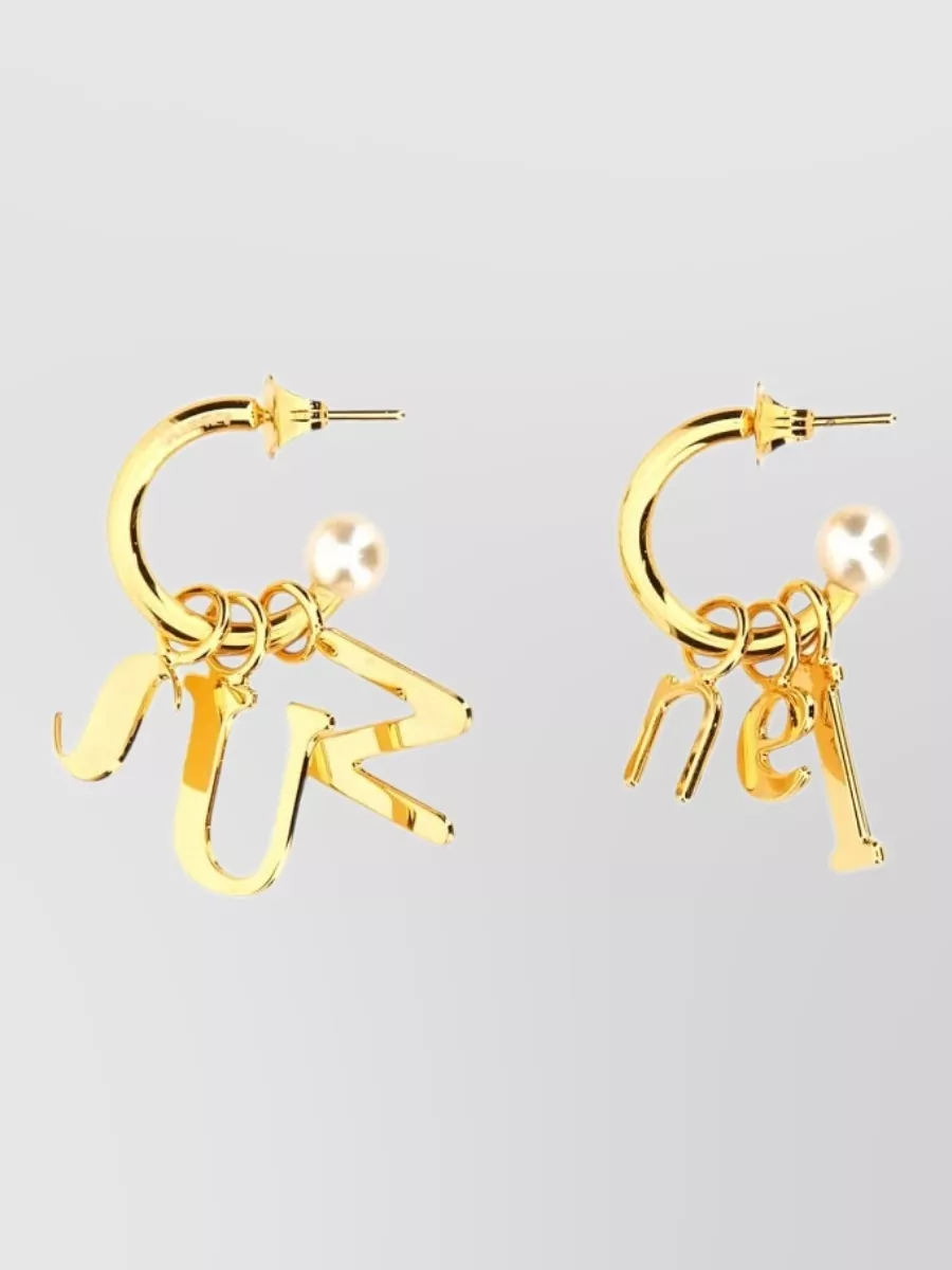 Sunnei logo dangle earrings