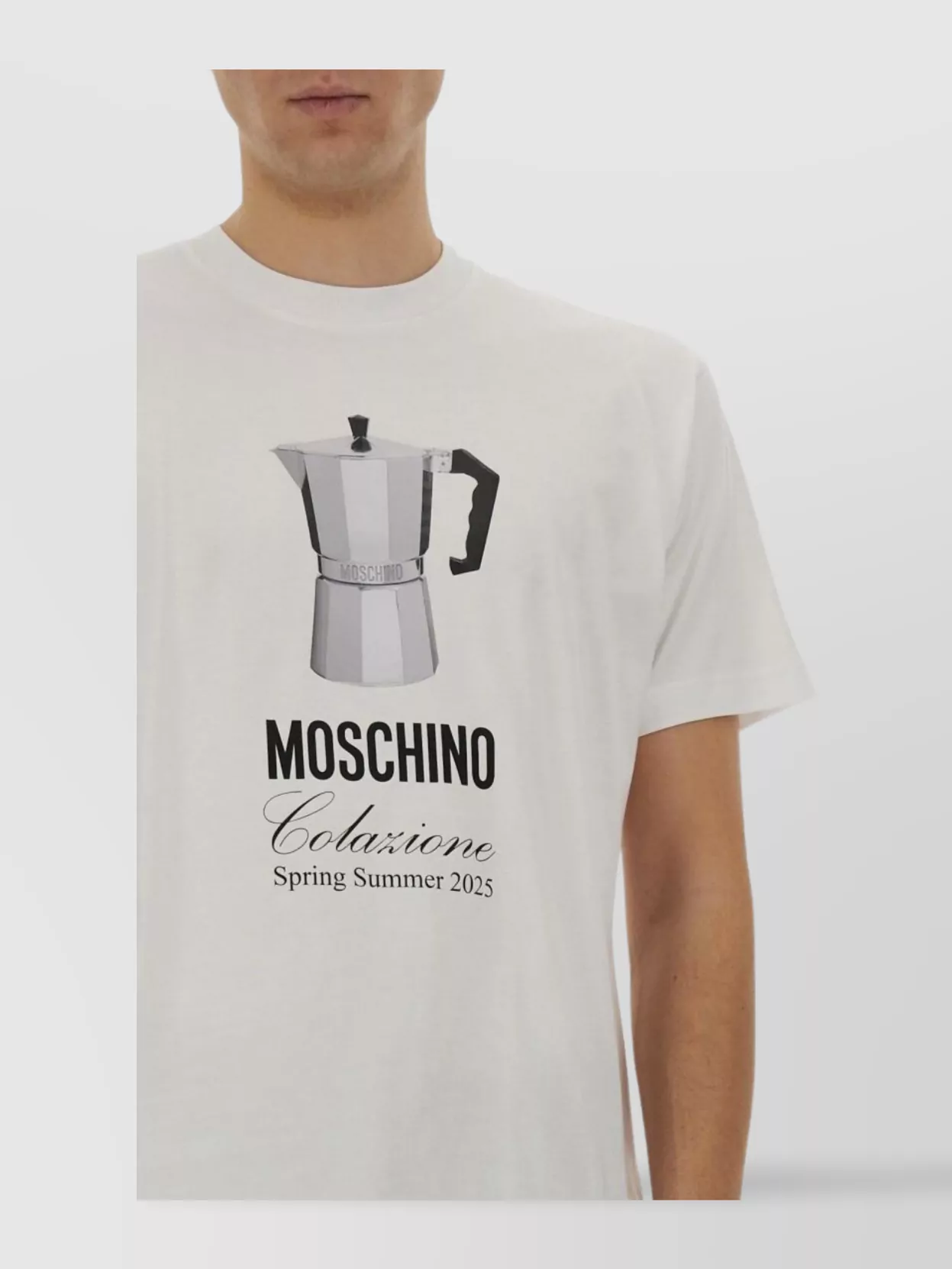 Moschino Graphic Print Crew Neck T-Shirt