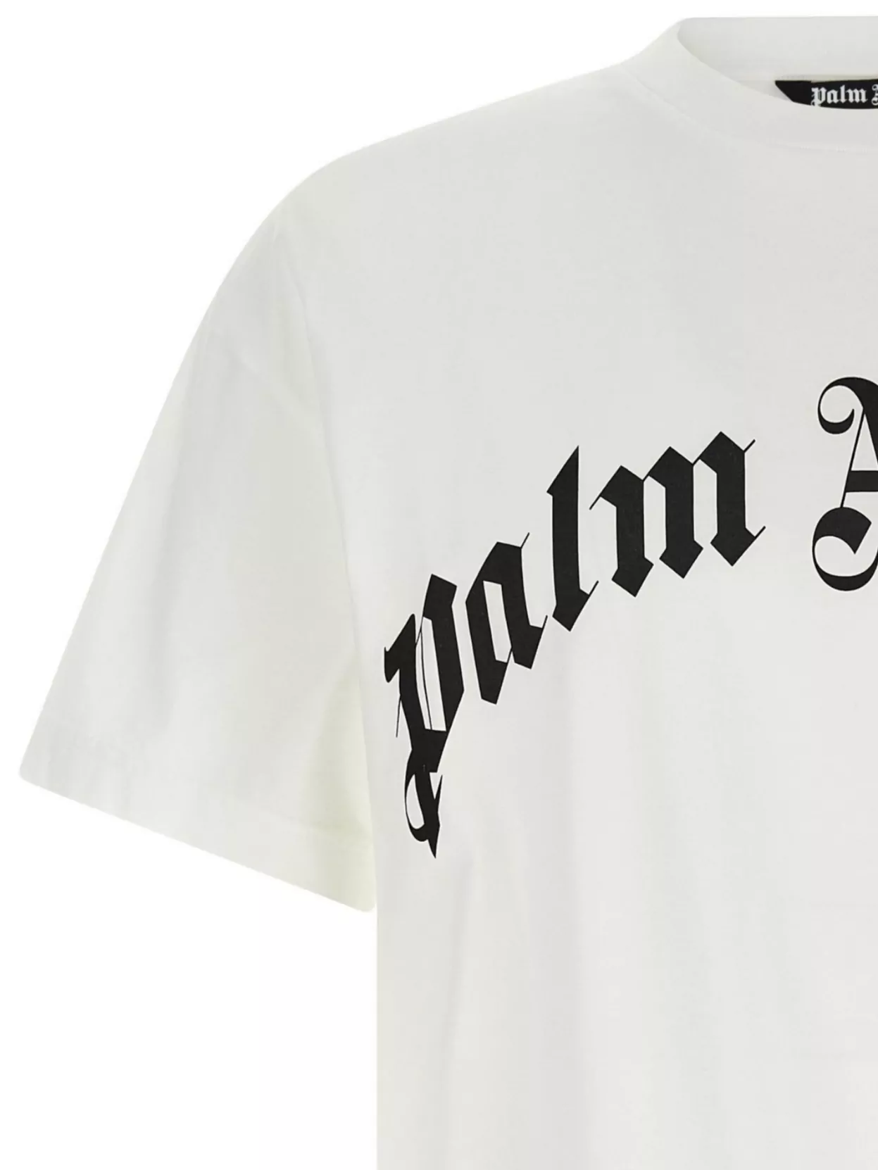 Palm Angels Regular Logo T-shirt Short Sleeves In Multi