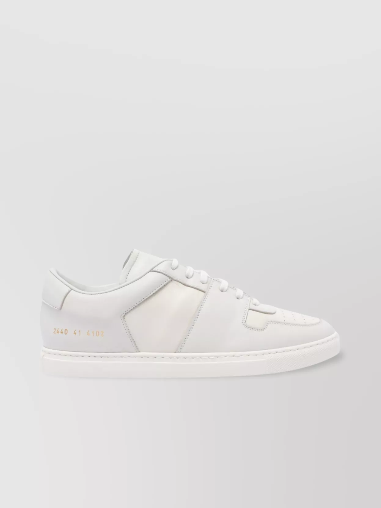 Common Projects Round Toe Leather Sneakers