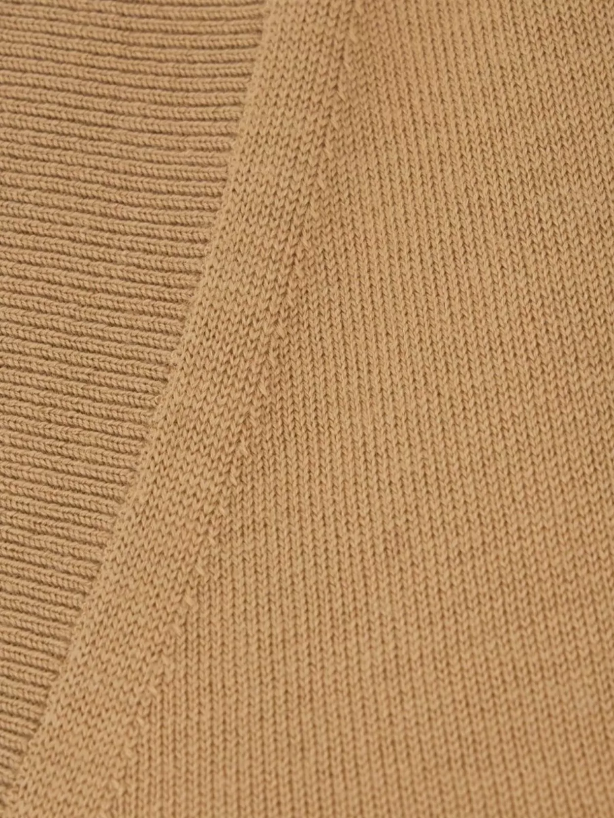 Shop Michael Kors Merino Wool V-neck Sweater With Ribbed Cuffs In Brown