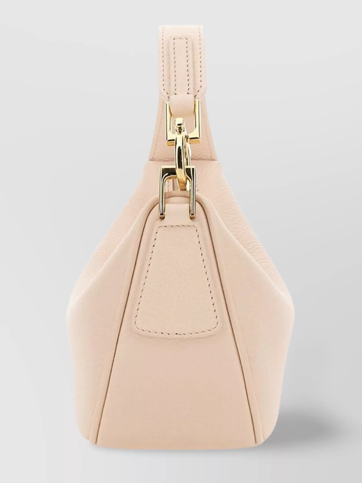 Ferragamo Curved Mini Hobo Bag With Top Handle