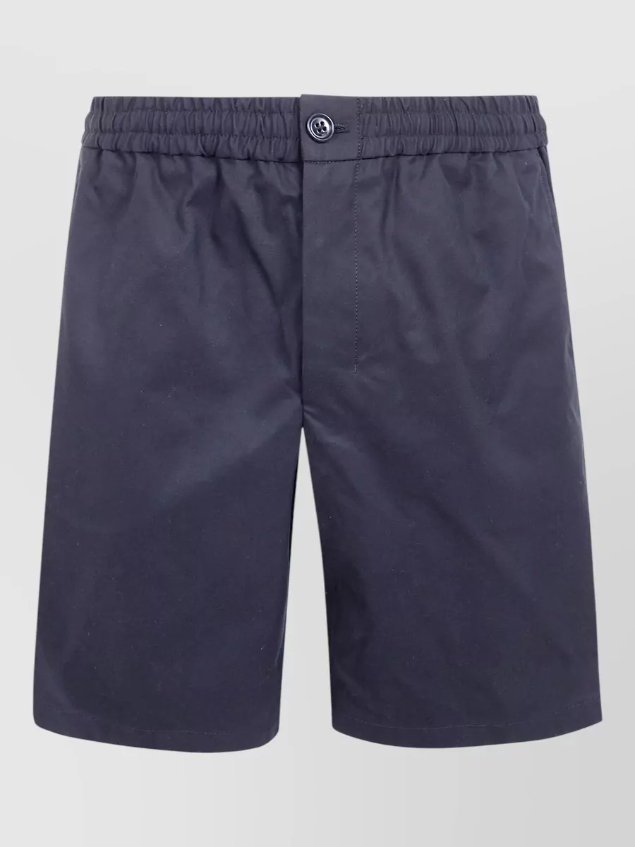 Ami Paris Cotton Elasticated Waist Shorts