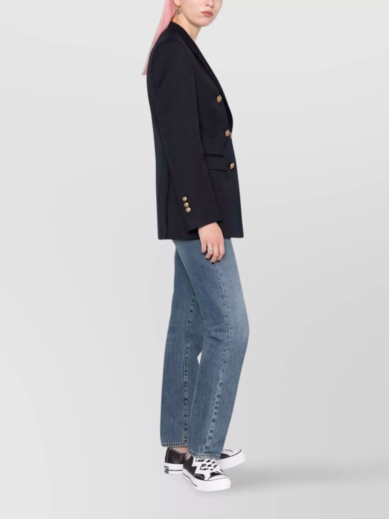 Golden Goose Wool Blend Double-breasted Coat