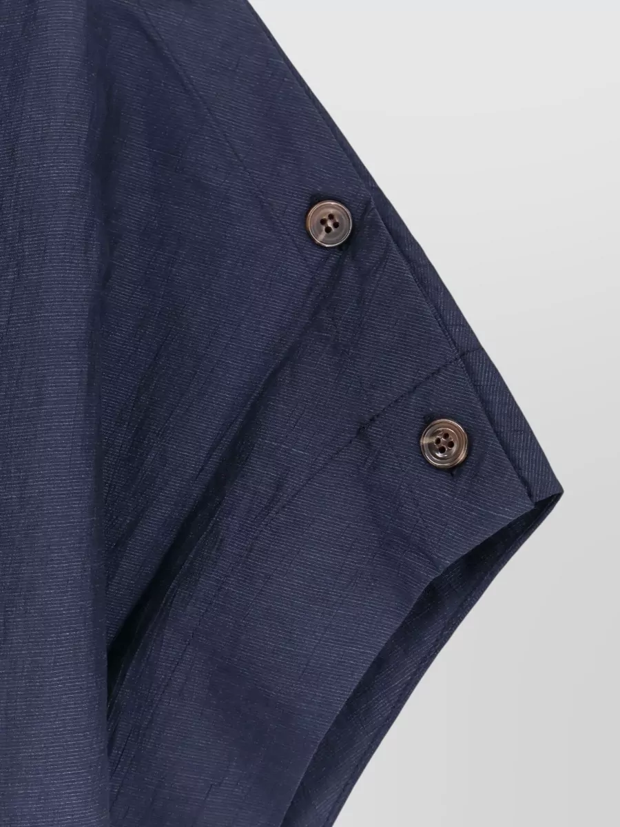 Soeur Issa Linen Blend Boat Neck Top