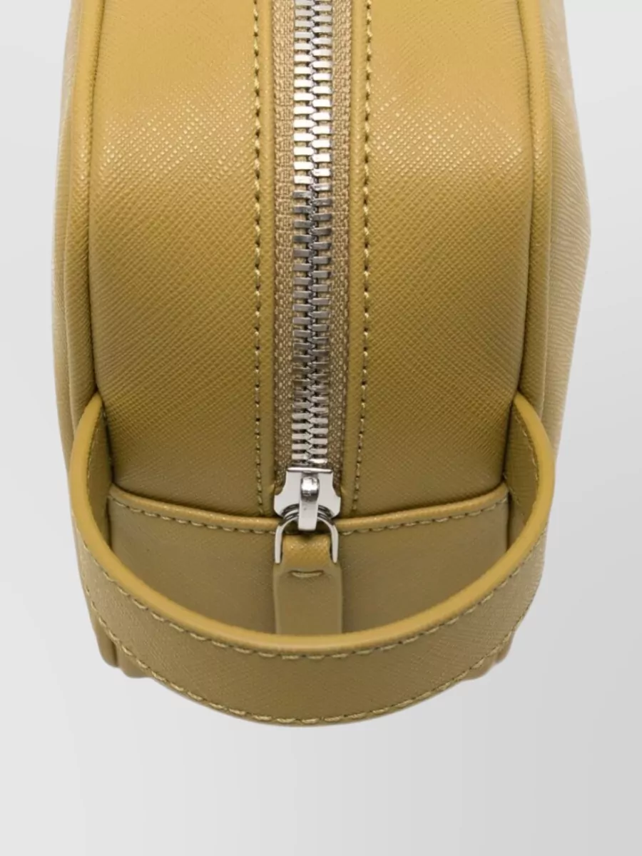 Emporio Armani Textured Logo Clutch Bag