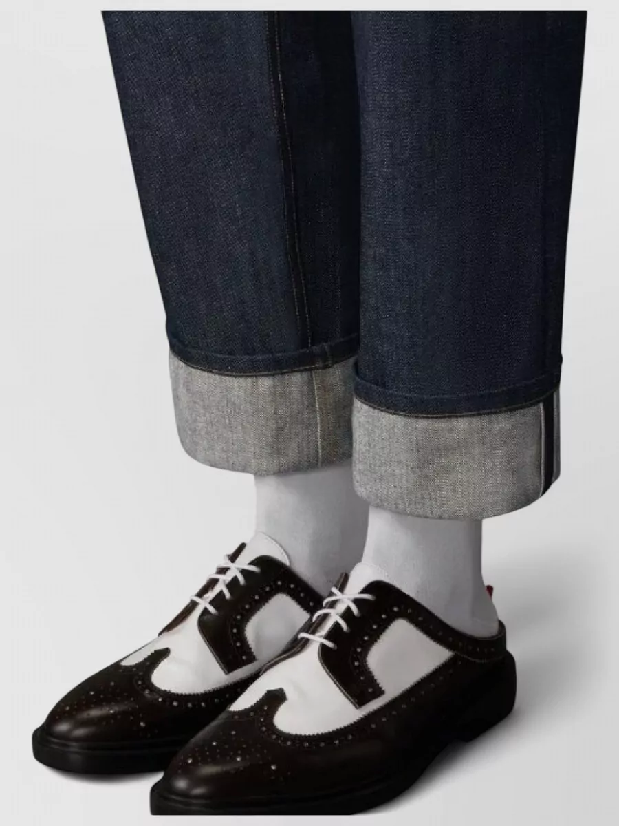 Thom Browne Japanese Selvedge Denim Five Pocket Trousers