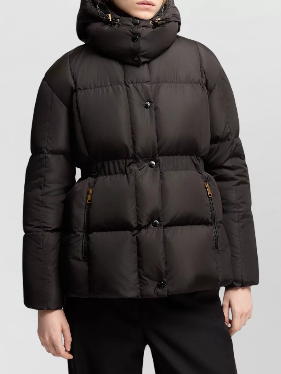 Moncler Down Hooded Short Puffer Jacket