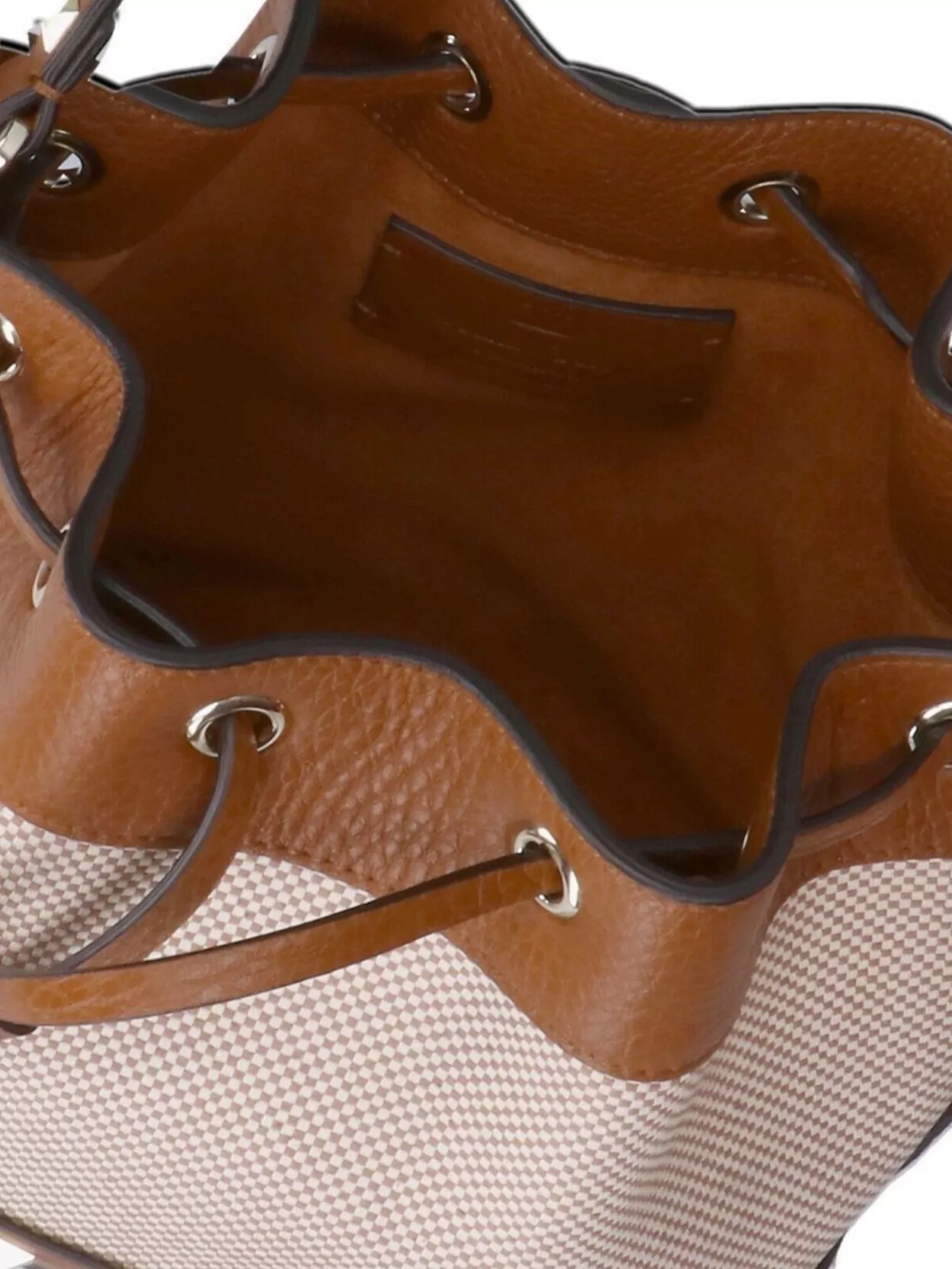 Valentino Garavani Bucket Bag Studded Detailing Leather