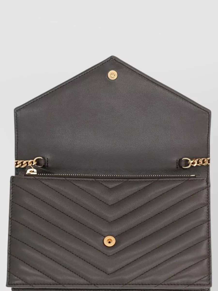 Saint Laurent Cassandre Leather Crossbody Bag