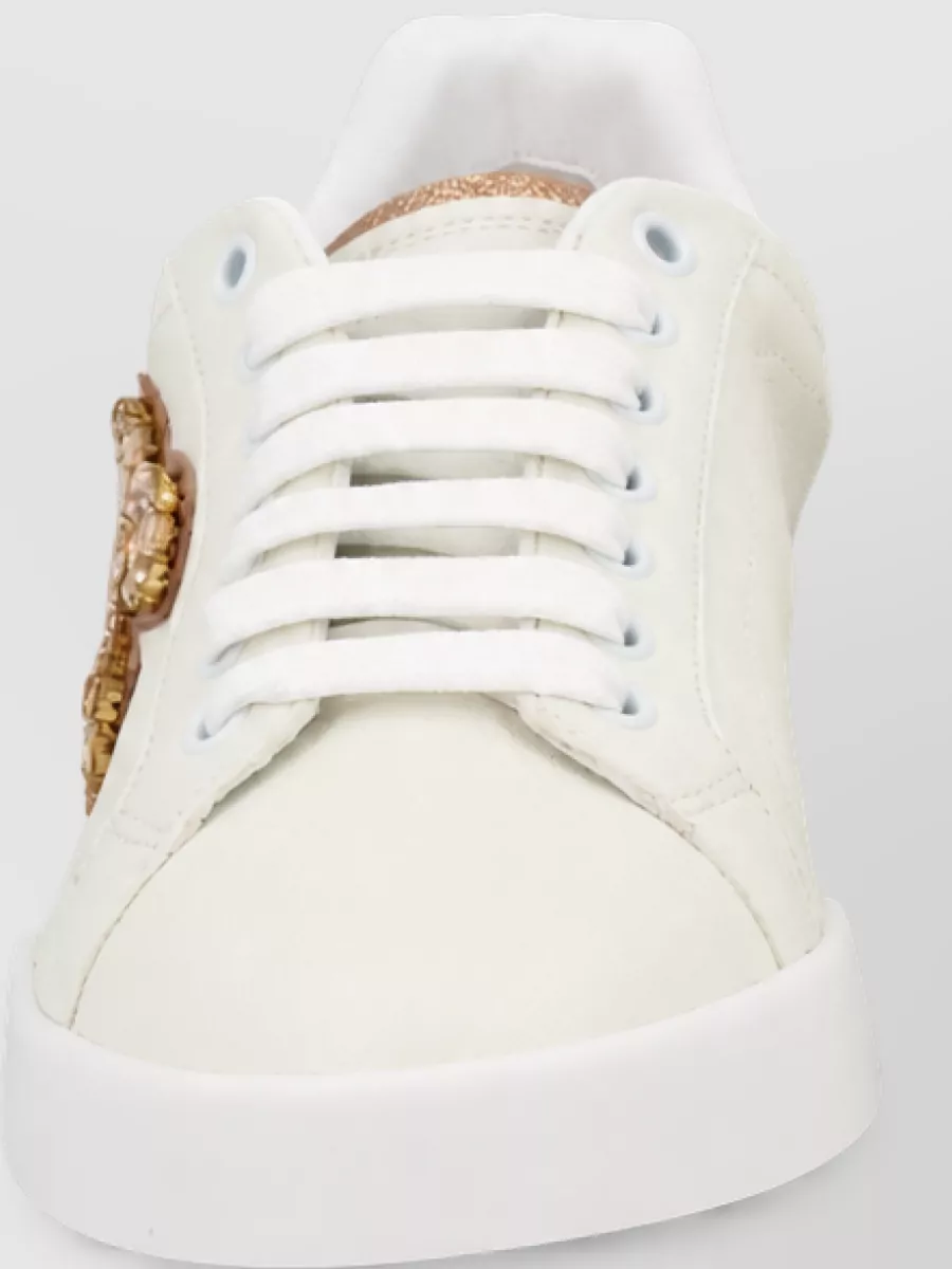 Dolce&Gabbana leather lace-up sneakers