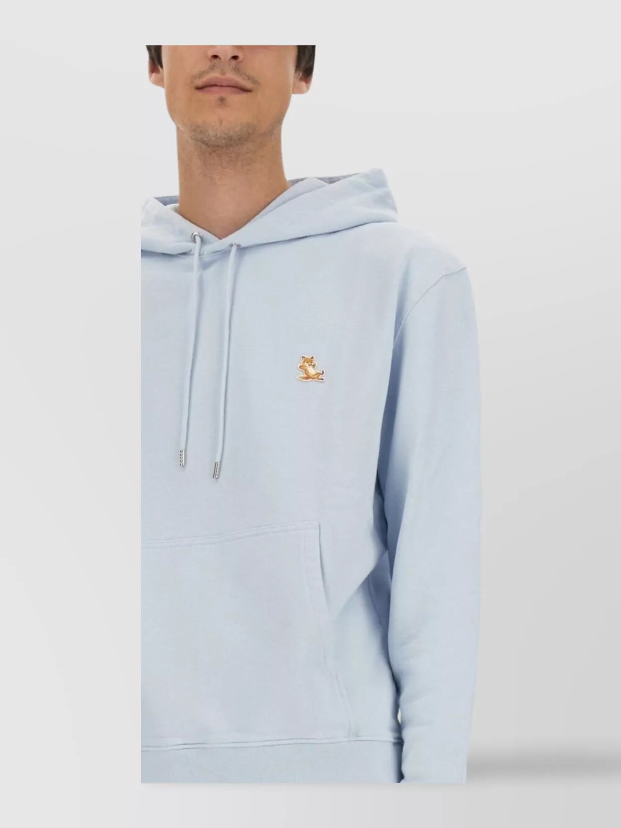 Maison Kitsuné Logo Patch Hooded Sweatshirt