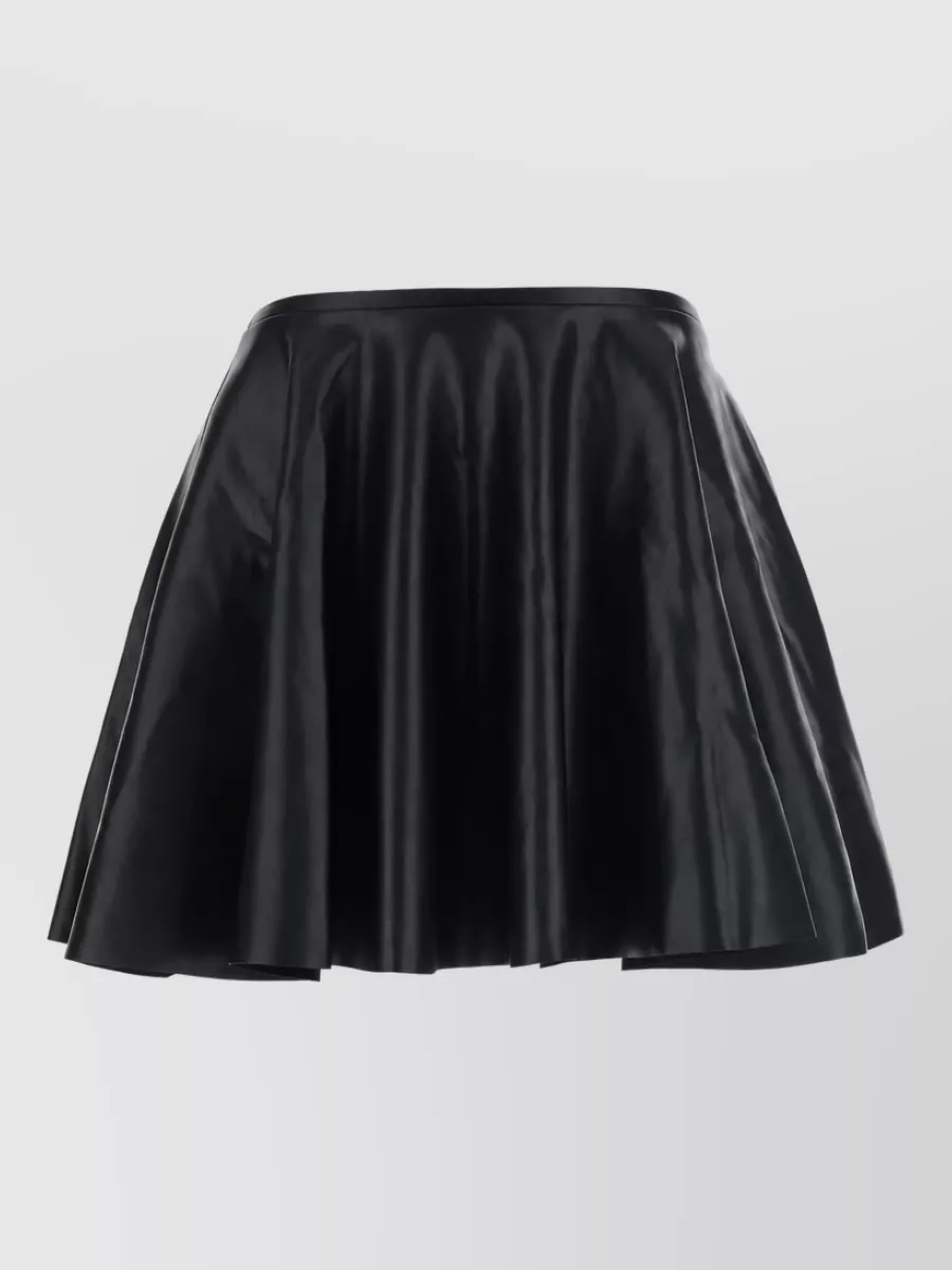 Norma Kamali pleated mini skirt