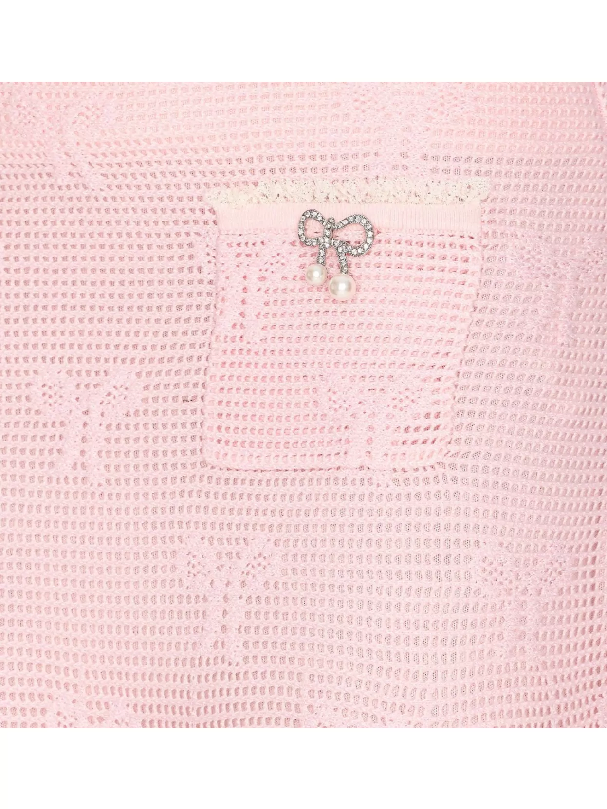 Self-portrait Knitted Mini Skirt