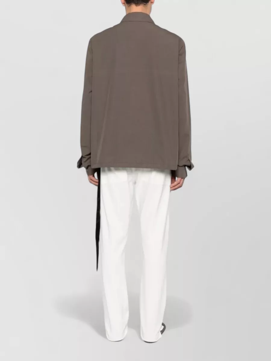 Rick Owens Drkshdw Cotton Oversized Zip-Up Jacket