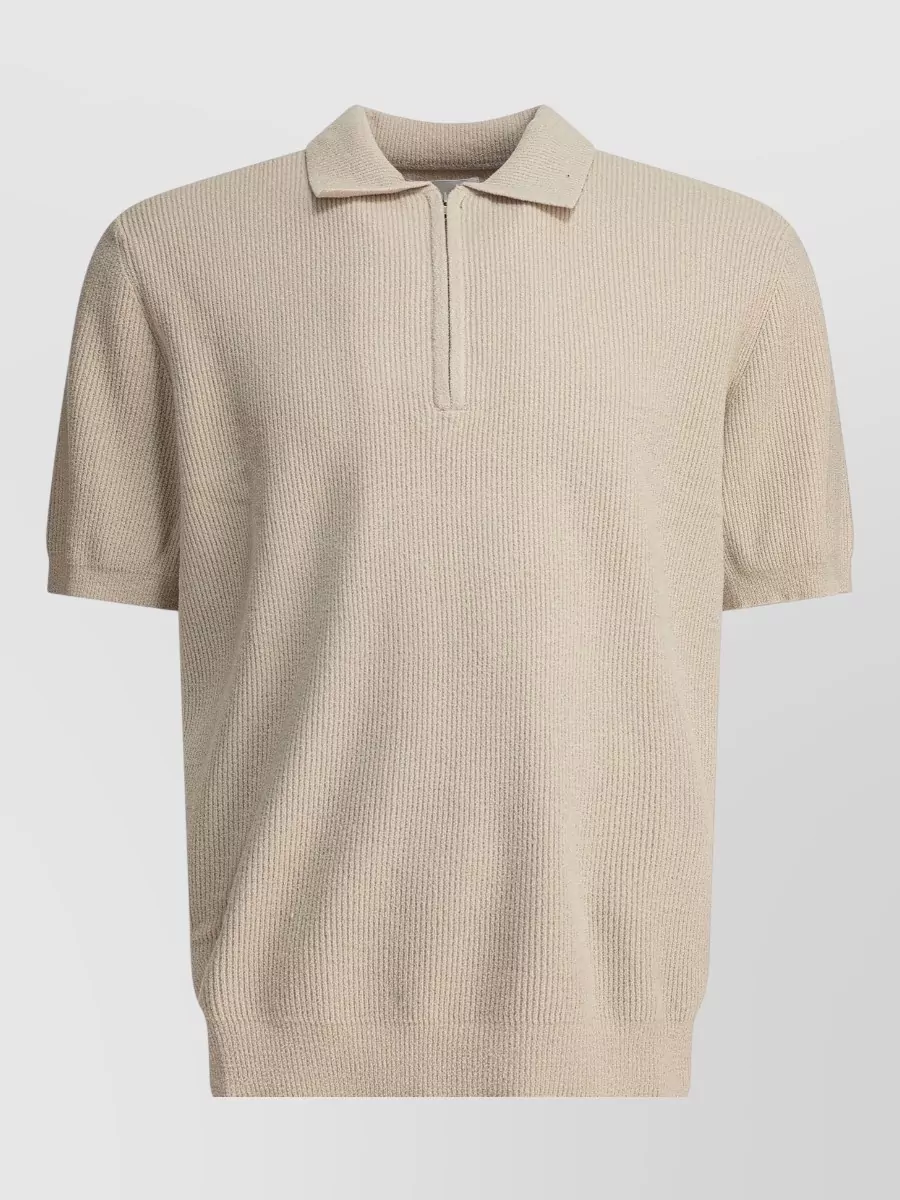 NN.07 zip polo shirt